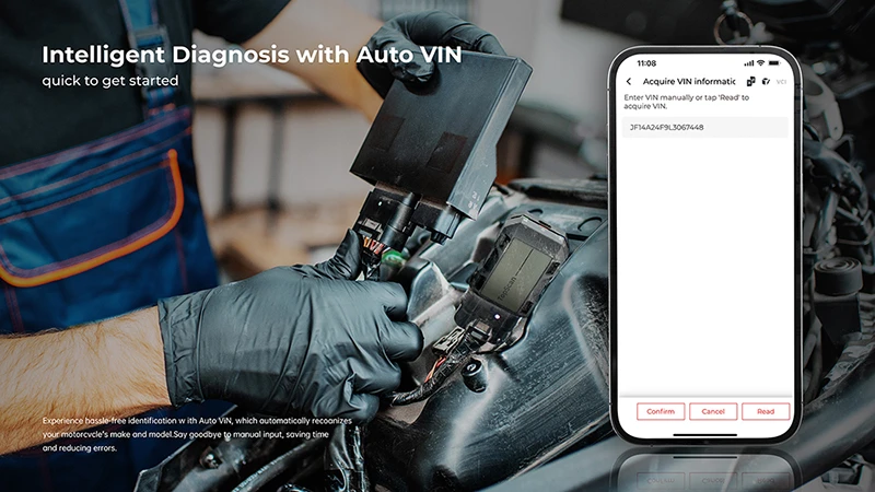 Viking TOPDON TopScan Moto diagnostikos įrenginys aprašymas - Prekės nuotrauka