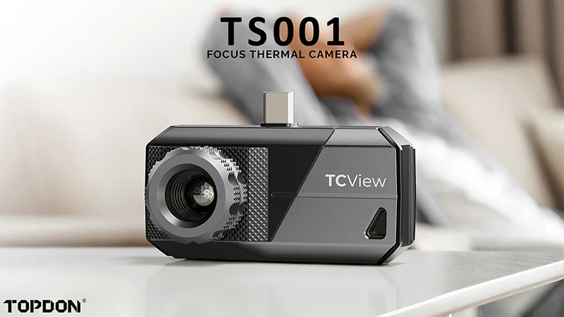 Viking TOPDON termokamera TS001, konektor USB-C aprašymas - Prekės nuotrauka