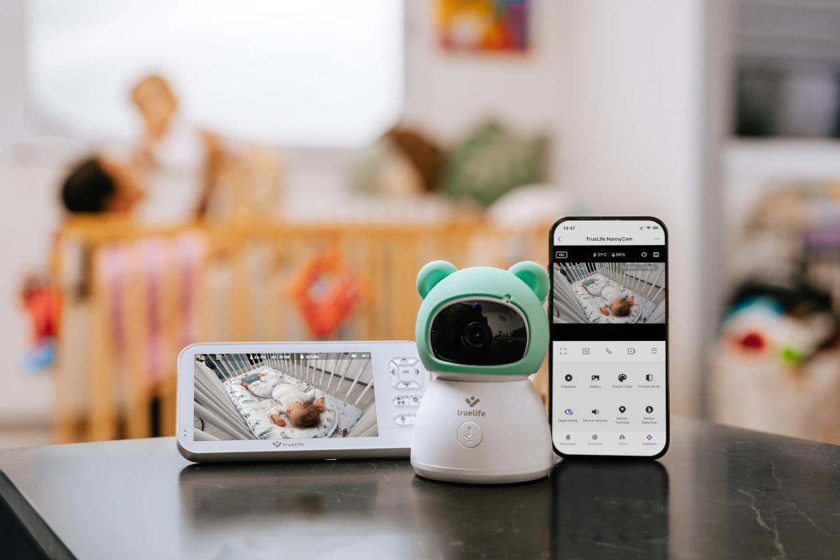 „TrueLife NannyCam R6 Dual Smart“ – skaitmeninis vaizdo kūdikių stebėjimo įrenginys aprašymas - Prekės nuotrauka