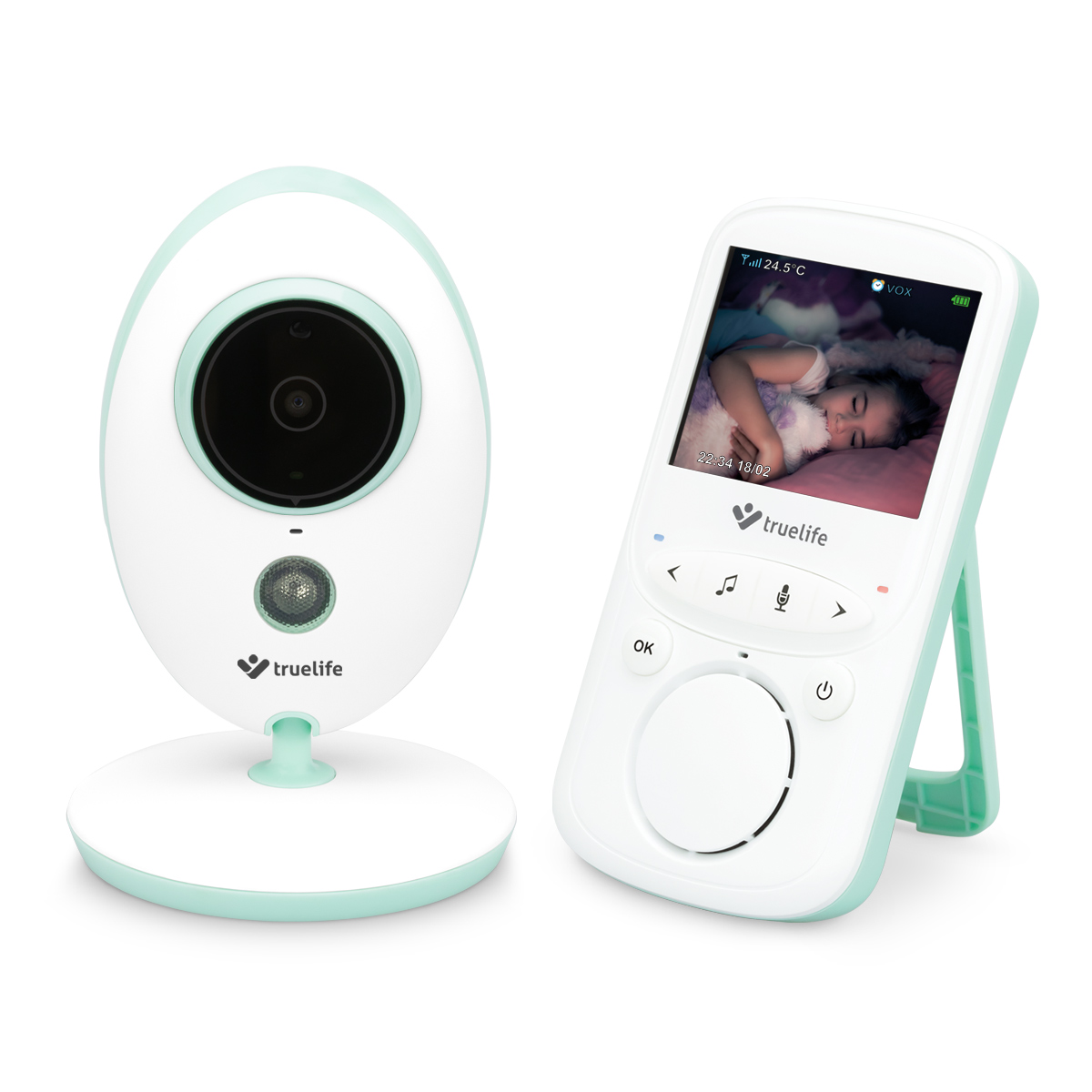 TLF Mobili auklė TrueLife NannyCam V24 Pro LCD 2,4” 20fps aprašymas - Prekės nuotrauka