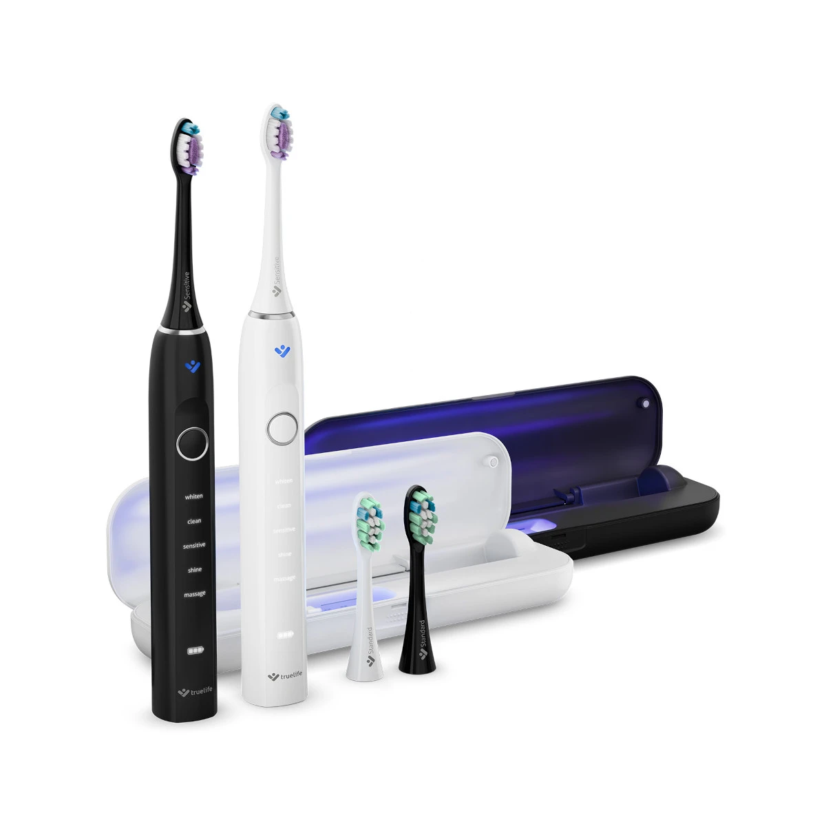 Dantų šepetėlis „TrueLife SonicBrush Clean70 UV Duo“ aprašymas - Prekės nuotrauka