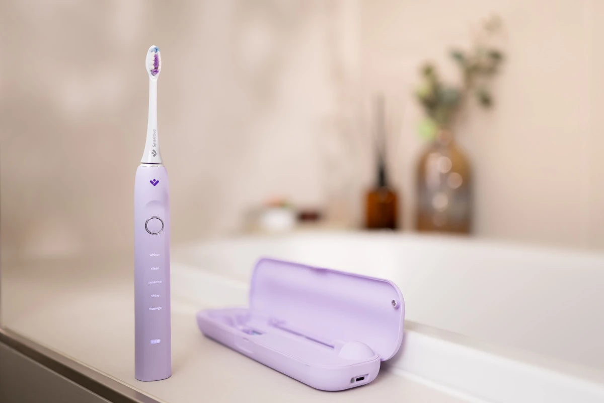 Dantų šepetėlis „TrueLife SonicBrush Clean70“ UV levandų valiklis aprašymas - Prekės nuotrauka Dantų šepetėlis „TrueLife SonicBrush Clean70“ UV levandų valiklis aprašymas - Prekės nuotrauka