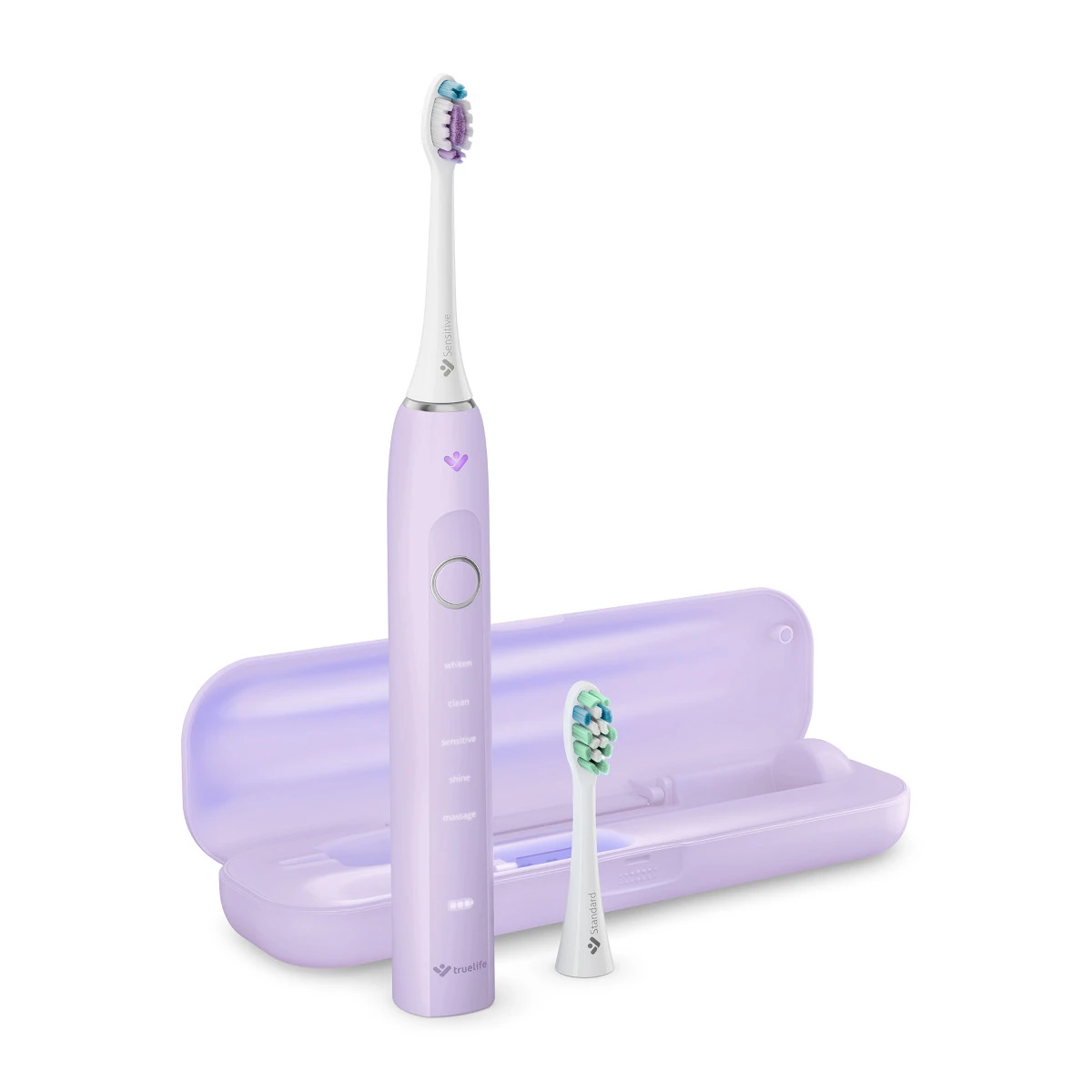 Dantų šepetėlis „TrueLife SonicBrush Clean70“ UV levandų valiklis aprašymas - Prekės nuotrauka Dantų šepetėlis „TrueLife SonicBrush Clean70“ UV levandų valiklis aprašymas - Prekės nuotrauka