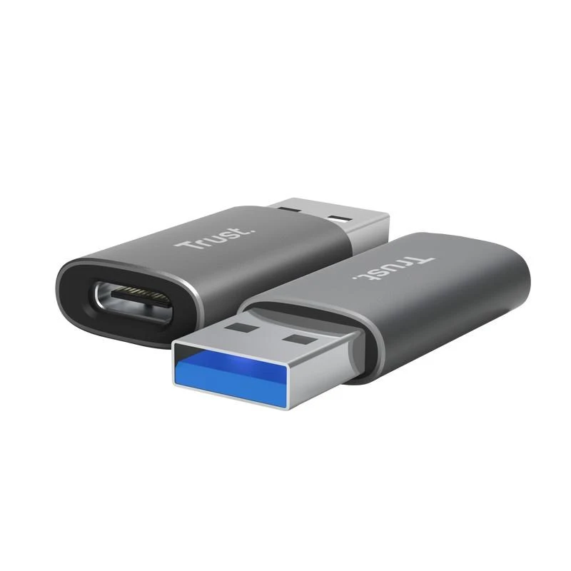 „Trust CALYX USB-A“ – „USB-C“ M/F 2 vnt. aprašymas - Prekės nuotrauka „Trust CALYX USB-A“ – „USB-C“ M/F 2 vnt. aprašymas - Prekės nuotrauka