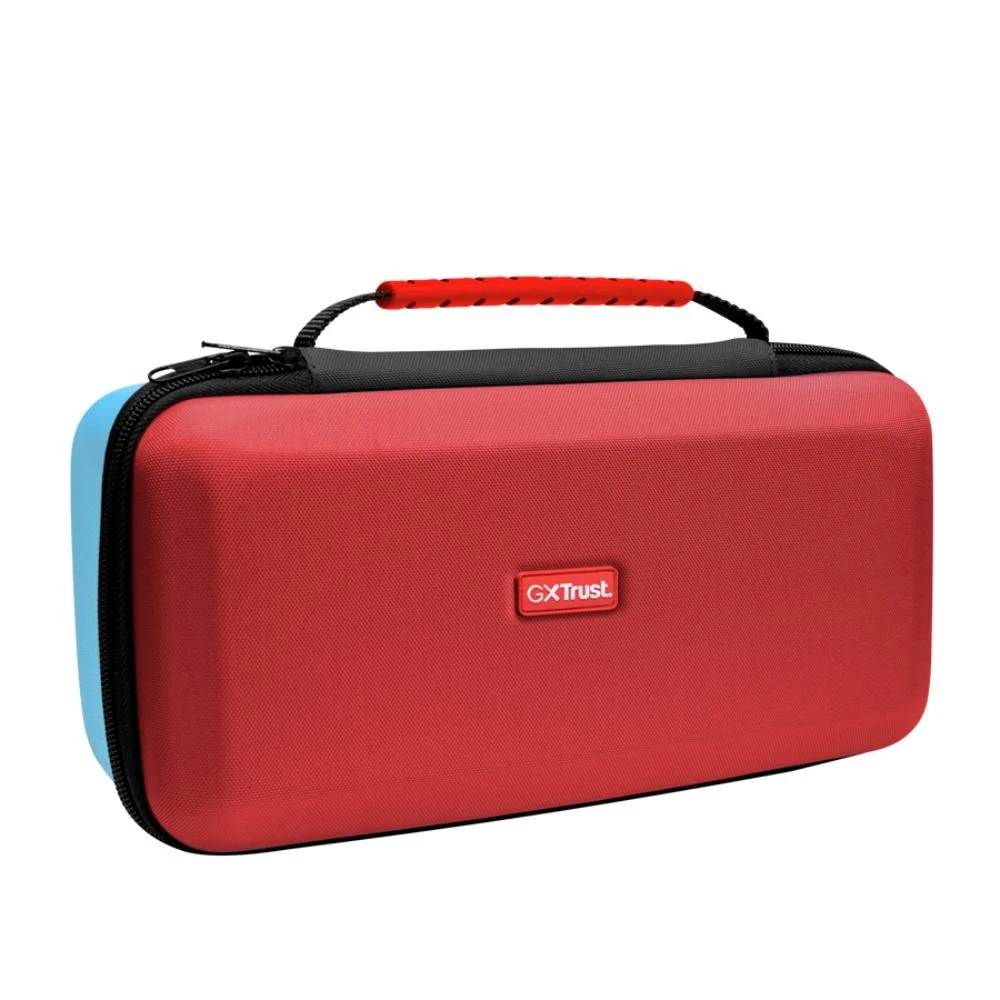 TRUST GXT 1252B XL hardcase for Nintendo Switch 2 - Raudona & Mėlyna aprašymas - Prekės nuotrauka