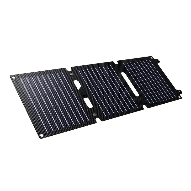TRUST Saulės skydelis ZUNY 20W, nešiojamas, 1xUSB-A, 1xUSB-C aprašymas - Prekės nuotrauka