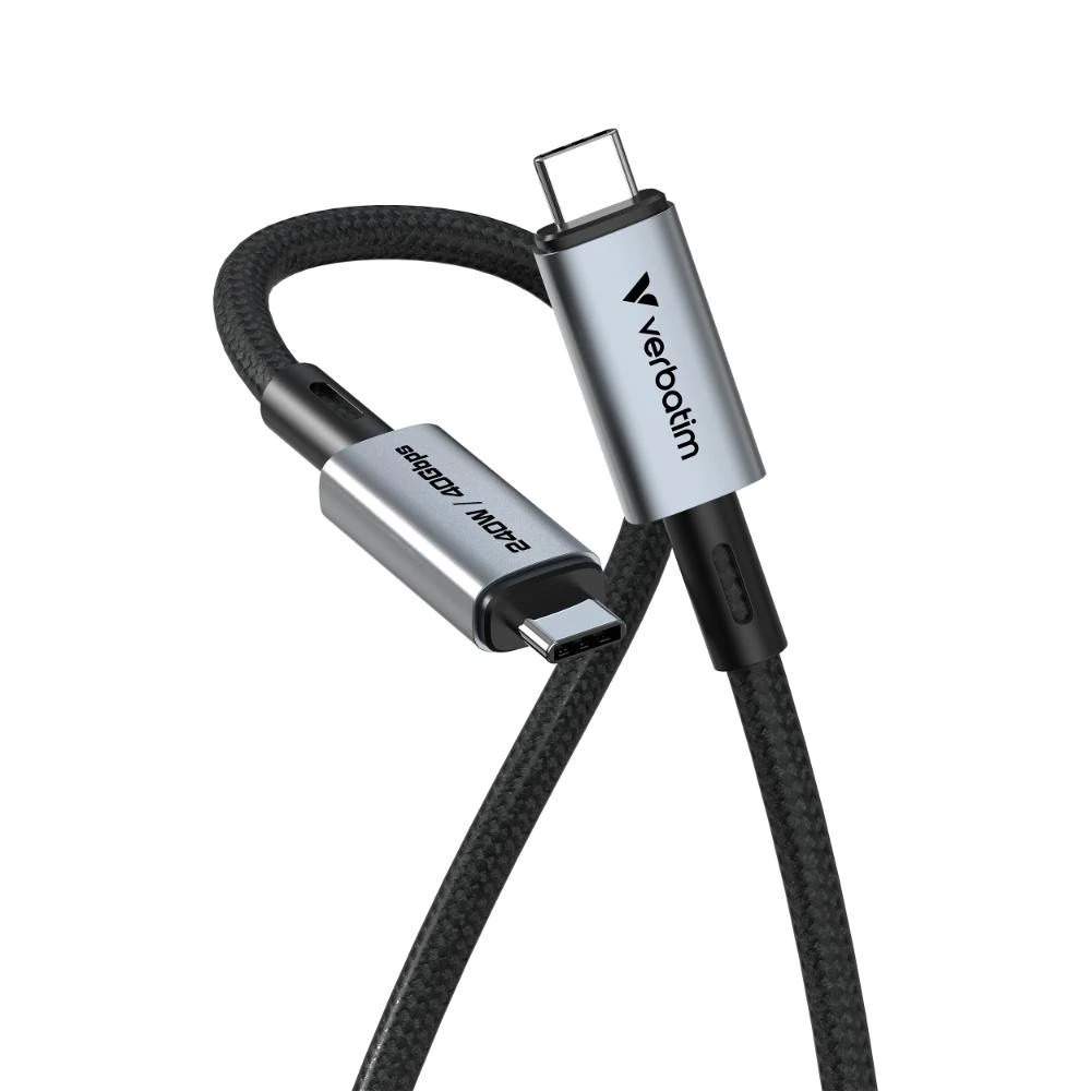 VERBATIM Kabelis USB4 Sync & Charge, 240W, 120cm aprašymas - Prekės nuotrauka