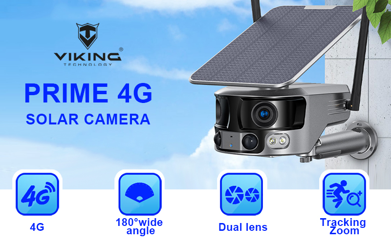 Viking saulės lauko 4K kamera PRIME-4G aprašymas - Prekės nuotrauka