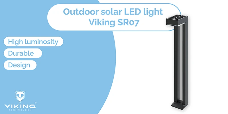 Viking lauko saulės LED šviestuvas SR07, 2 vnt aprašymas - Prekės nuotrauka