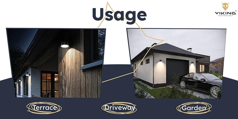 „Viking“ lauko saulės LED šviestuvas SR28 su judesio jutikliu aprašymas - Prekės nuotrauka
