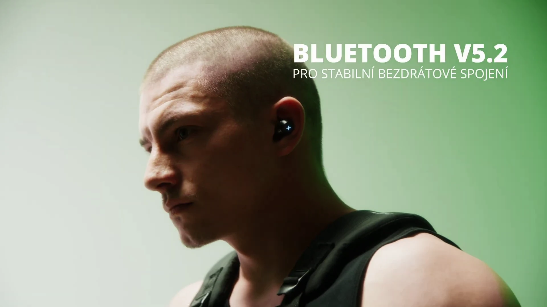 „Winner Group WG“ – „Bluetooth“ ausinės WG AirFlex 5, ENC, Qi palaikymas, juodos aprašymas - Prekės nuotrauka