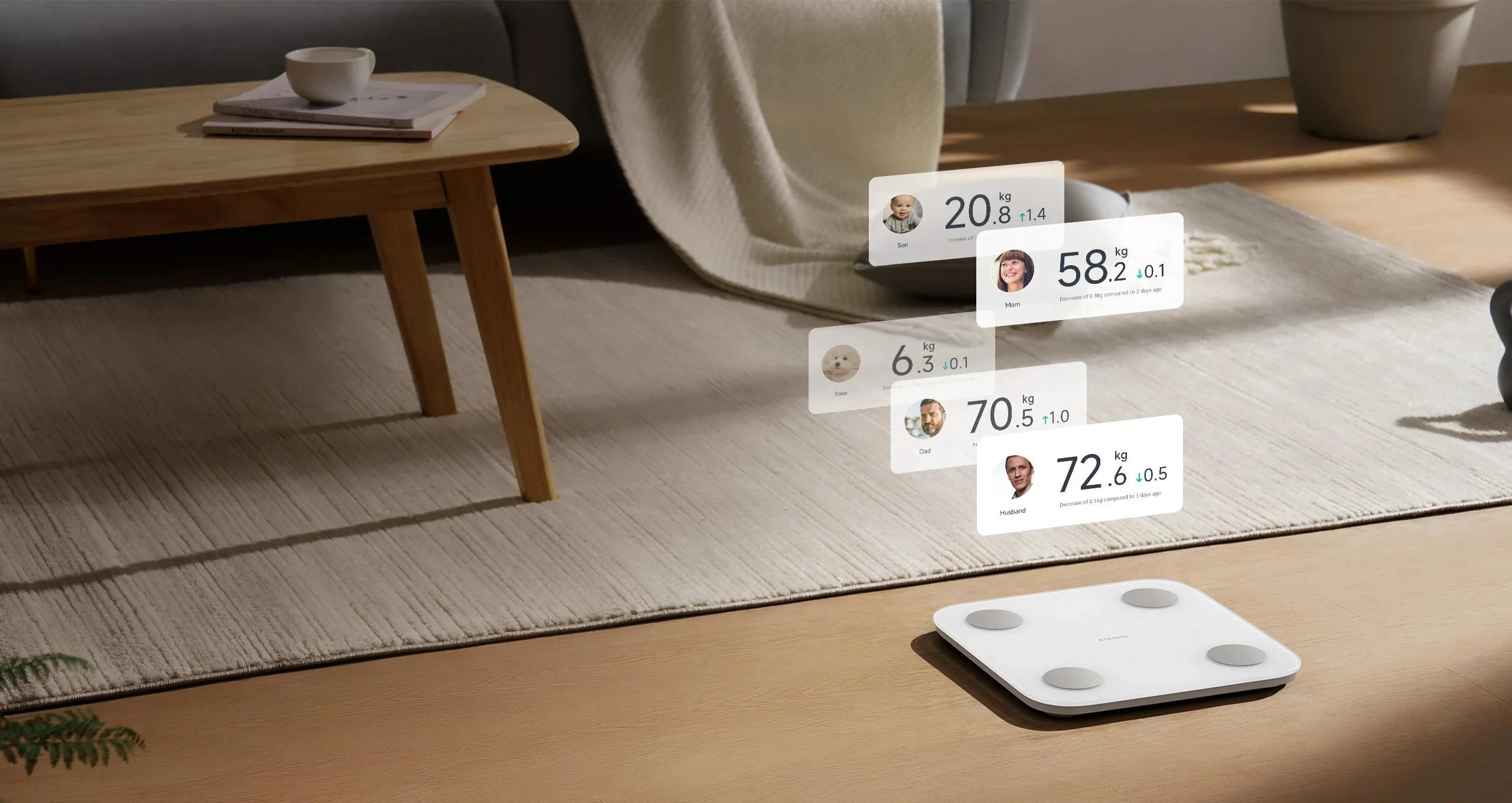 Xiaomi Mi Body Composition Scale S400 aprašymas - Prekės nuotrauka