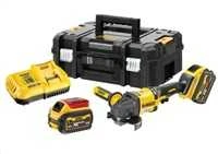 DeWALT kampinis šlifuoklis DCG405NT be akumuliatoriaus ir kroviklio, TSTAK lagaminas