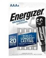 Energizer AAA Ultimate Lithium baterijų pakuotė (4 vnt.)