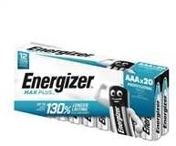 Energizer AAA Max Plus baterijų pakuotė 20 vnt.