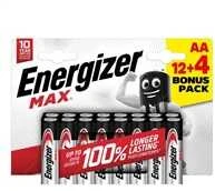 Energizer AA baterijos 16 vnt. pakuotė