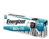Energizer AA baterijų pakuotė 20 vnt
