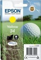 Epson Golf ball C13T34644010 rašalo kasetė Originalus Geltona 1 vnt