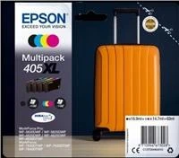 Epson 405XL DURABrite Ultra rašalo kasetė 1 vnt Originalus Didelė (XL) išeiga Juoda, Žydras, Rausvai raudona, Geltona