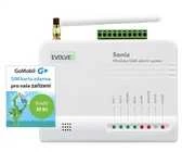 EVOLVEO Sonix - belaidė GSM signalizacija (4 vnt. pultelis, PIR judesio jutiklis, durų/langų jutiklis, išorinis garsiakalbis, Android/iPhone