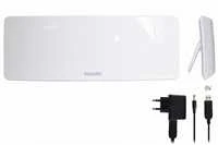 RTV antena Evolveo XANY 1 LTE 230/5V, 50dBi aktyvi vidinė antena DVB-T/T2, LTE filtras