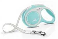 Flexi New Comfort XS pavadėlis šunims iki 12kg juostinis 3m žydros spalvos