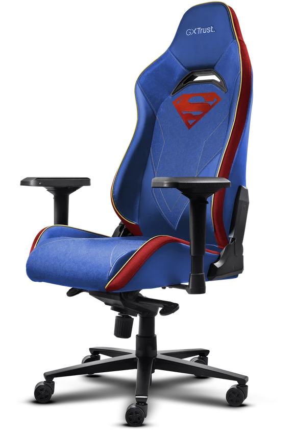 Žaidimų kėdė Trust GXT 721 Ruya Pro Superman, Mėlyna/raudona