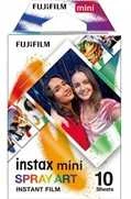 Fujifilm | Instax Mini | Art Purškiklis Momentinė plėvelė | 54 x 86 mm | Vaizdo dydis: 46 x 62 mm | Kiekis: 10