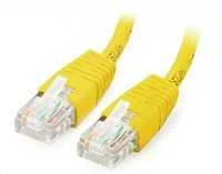 GEMBIRD PP12-0.25M/Y Gembird patchcord RJ45, cat.5e, UTP, 0.25m, geltona