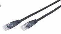 Gembird Cablexpert | PP12-2M kabelis | Juodas RJ-45 | RJ-45