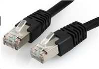 GEMBIRD PP6-1M/BK Gembird patchcord RJ45, cat. 6, FTP, 1m, juodas
