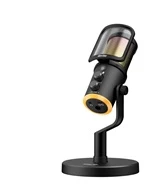 GENIUS transliacinis mikrofonas MIC-S400U/ USB-C/ USB/ juodas