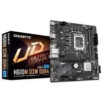 Pagrindinė plokštė Gigabyte H610M D3W (H610,S1700,mATX,DDR5