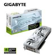 GIGABYTE GeForce RTX 5070 Ti EAGLE OC ICE SFF 16G Vaizdo plokštė - 16GB GDDR7, 256bit, PCI-E 5.0, 2542 MHz Core Clock, 3 x DP 2.1a, 1 x HDMI 2.1b, NVIDIA DLSS 4, GV-N507TEAGLEOC ICE-16GD