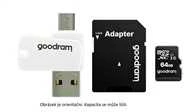 Oem 16GB 100 MB/s Micro SD atminties kortelė Goodram - OTG adapteris