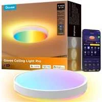 „Govee“ apvalus išmanusis lubinis šviestuvas | Pakankamai galingas LED šviestuvas | 4300 lm | 2700K–6500K | 2,4 GHz | „Wi-Fi“ + „BT“