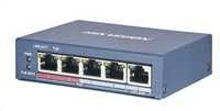 Šakotuvas SWITCH POE DS-3E0105P-E(B) 4 PRIEVADŲ Hikvision