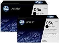 Hewlett Packard (HP) HP CE505D No.05A Dual Pack Juodas kasetė (CE505D)