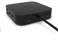 I-TEC USB-C Dviguba Ekrano MST prijungimo stotis 2x DP 1x GLAN 3x USB 3.1 2x USB 2.0 1x USB-C-Data 1x Audio / Mic Jack be maitinimo adapterio
