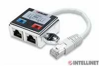 Intellinet 504195 kabelių sąsaja / invertavimo adapteris RJ-45 2x RJ-45 Sidabras