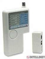 Intellinet 351911 kabelio testeris RJ45, RJ11, USB, BNC_