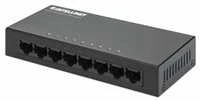 Šakotuvas „Intellinet 523318“ komutatorius 8x RJ45 10/100Mbps, metalinis, su jungtimi