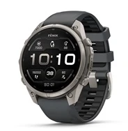 „Garmin fenix 9 Pro“ išmanusis laikrodis, 47 mm, titano korpusas su grafito ir juodos spalvos silikonine apyranke