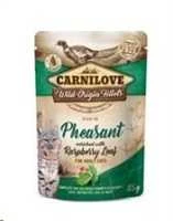 Carni Love Carnilove konservai katėms maiš. fazanas Raspberry Leaves 85g