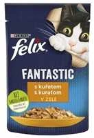 Purina Nestle Drėgnas Kačių Maistas - FELIX Fantastic Vištiena Želė 85g