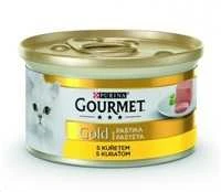 Purina Nestle Gourmet Gold – lašiša ir vištiena -85 g drėgno kačių ėdalo