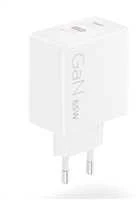 „Lenovo“ dvigubas USB-C 65 W GaN įkroviklis | USB-C | 65 W | Įkroviklis