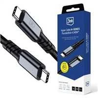 3Mk apsaugos priedai - 3mk Hyper Cable N-SERIES Thunderbolt 4 1m 48V/5A 40Gb/s 240W 8K60Hz Juodas