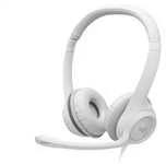 Ausinės Logitech H390, su laidu, Baltos