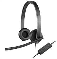 LOGITECH USB Ausinės H570e Ausinės on-ear su laidu